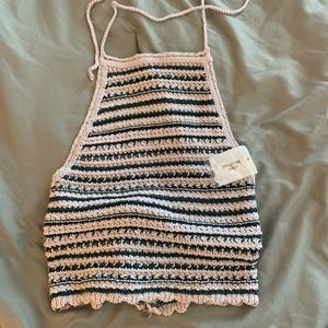 urban outfitters crochet halter top